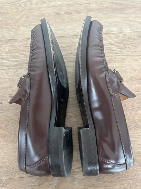 Salvatore Ferragamo Brown Gancini Bit Leather Loafers Mens 7.5 E (Wide)